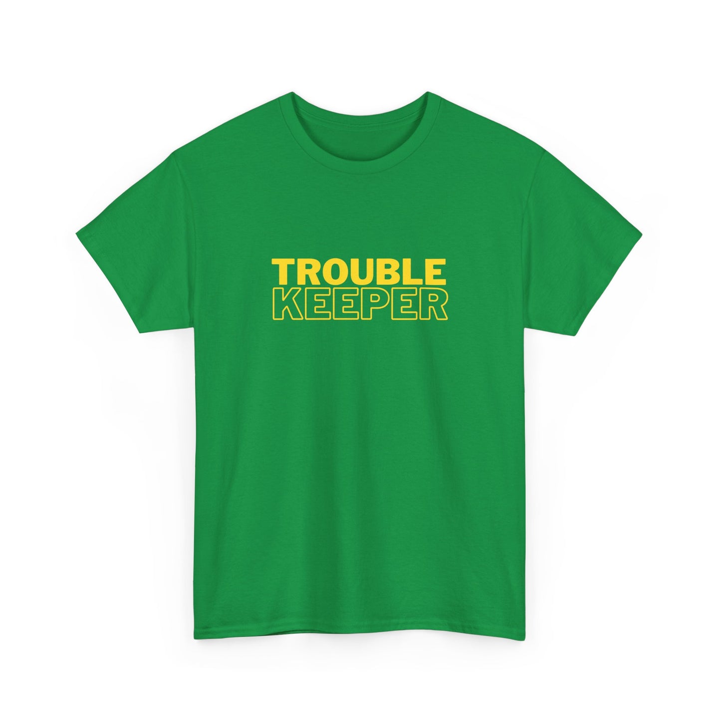 Gildan 5000 Heavy Cotton Tshirt Trouble Keeper and Trouble Maker Couple Matching Shirts, Funny Couple Tee, Trouble Shirt, Couple Matchings Tshirt, Funny Saying Tee