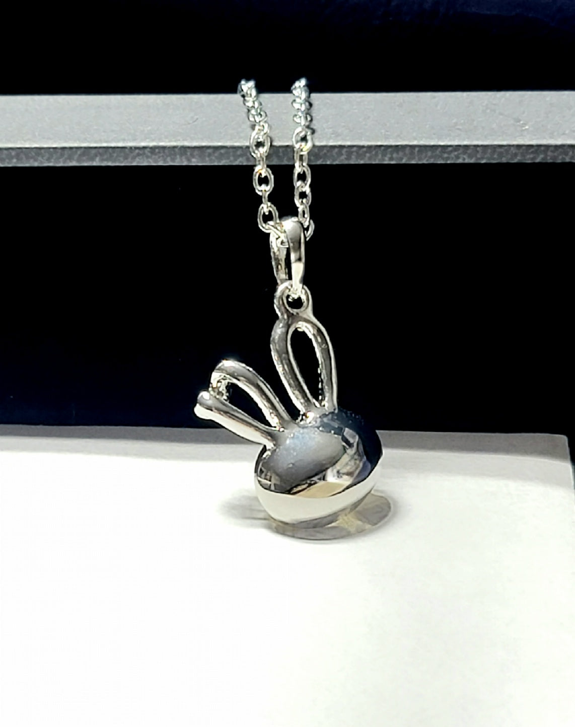 Rabbit Necklace | Arabian Green Rhinestone Cubic Zirconia Crystal Rabbit Pendant With 18K RGP Chain