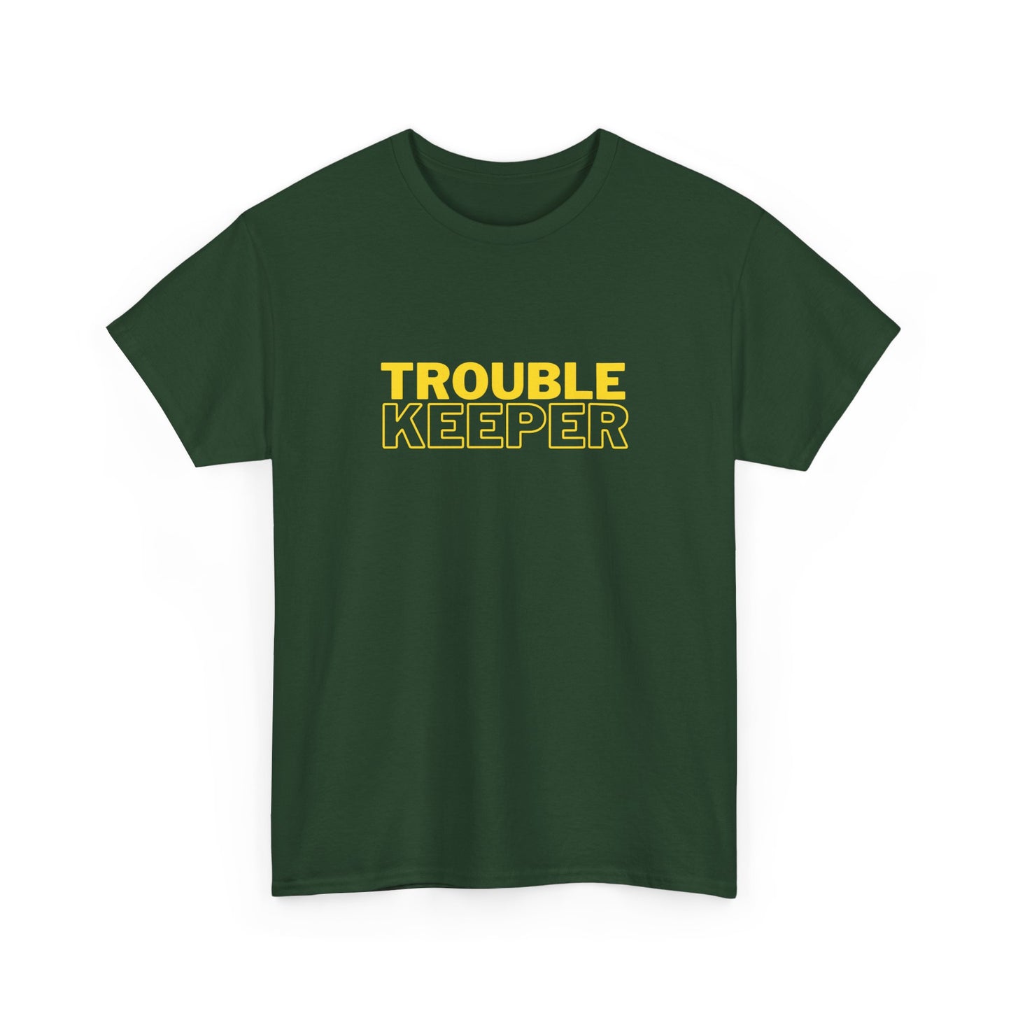 Gildan 5000 Heavy Cotton Tshirt Trouble Keeper and Trouble Maker Couple Matching Shirts, Funny Couple Tee, Trouble Shirt, Couple Matchings Tshirt, Funny Saying Tee