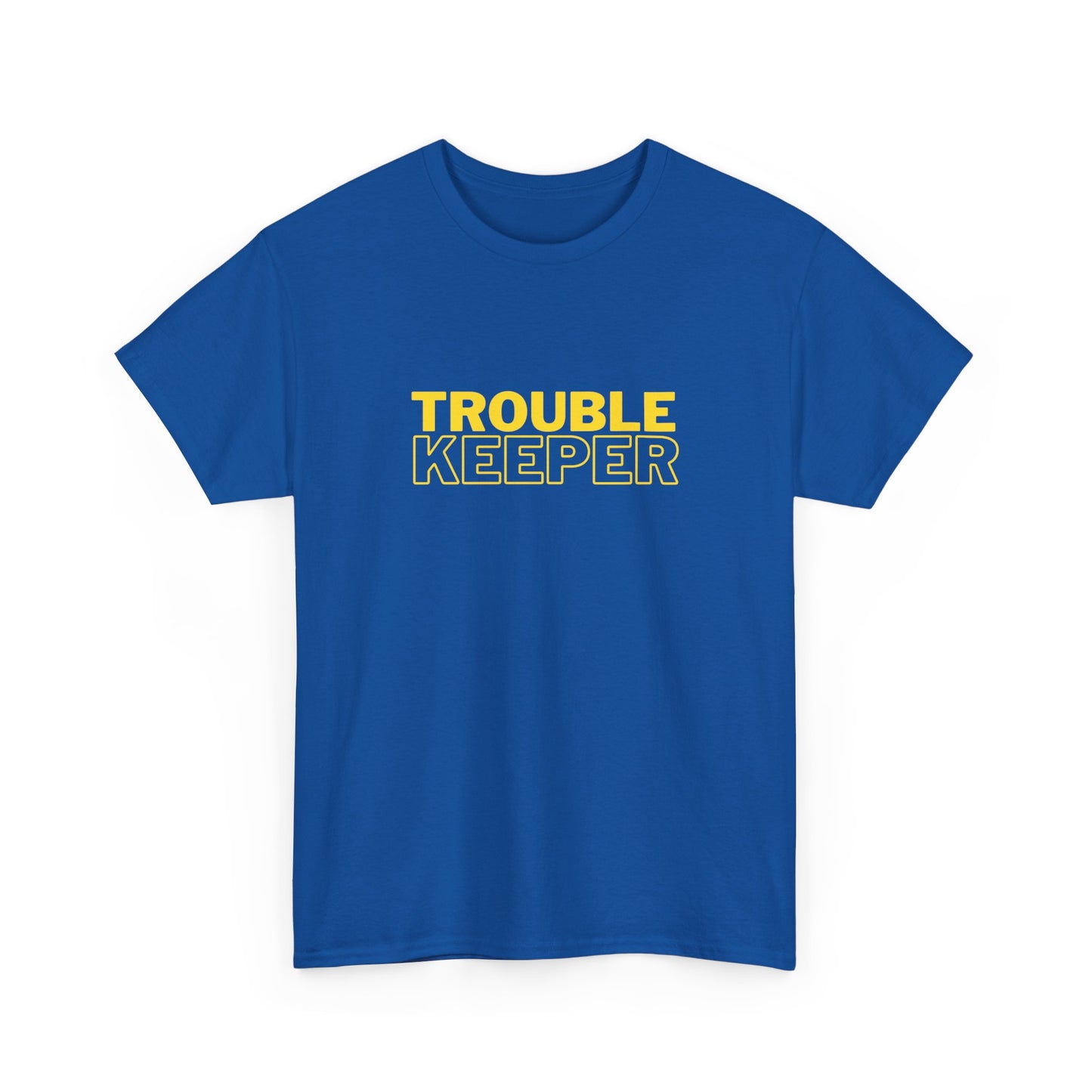 Gildan 5000 Heavy Cotton Tshirt Trouble Keeper and Trouble Maker Couple Matching Shirts, Funny Couple Tee, Trouble Shirt, Couple Matchings Tshirt, Funny Saying Tee