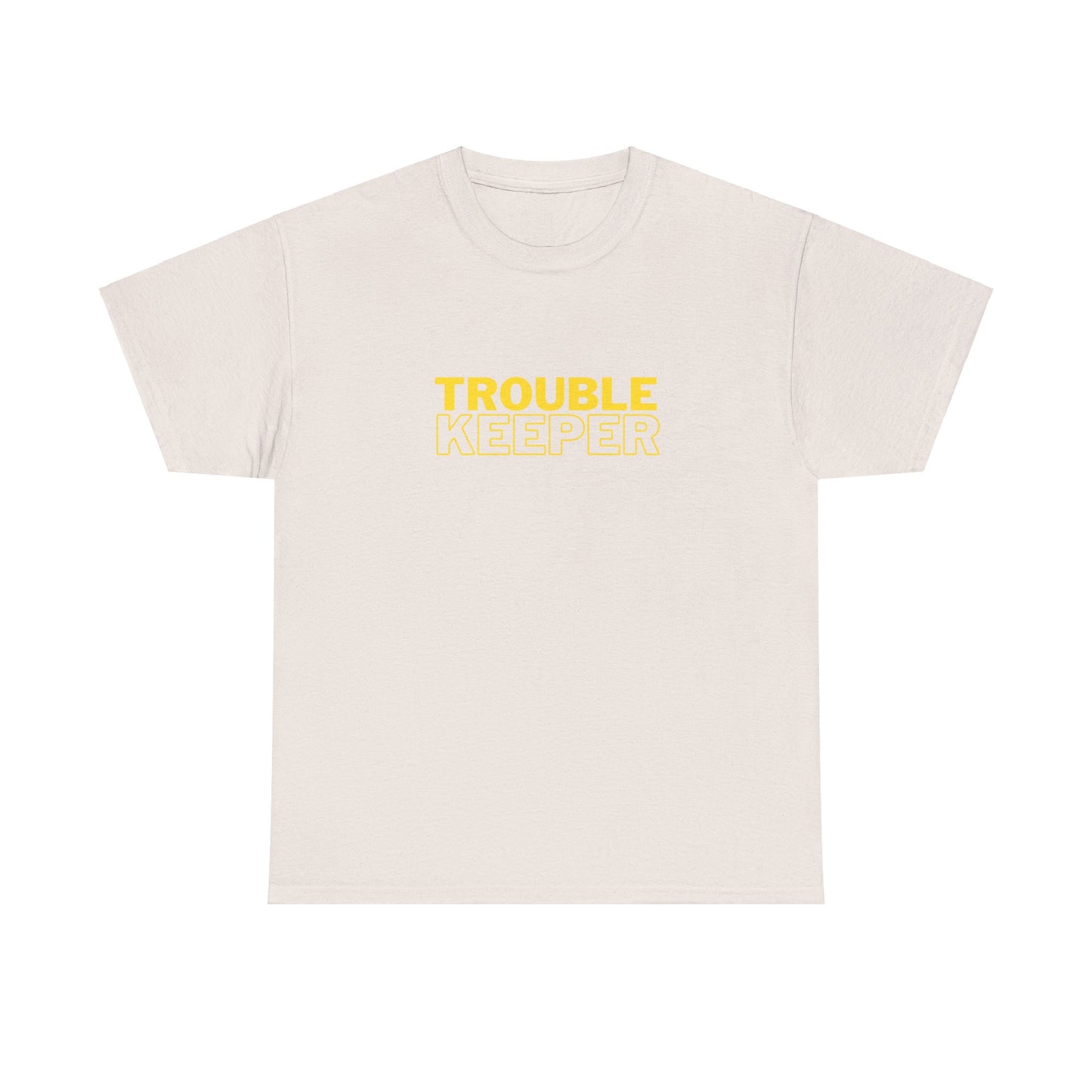 Gildan 5000 Heavy Cotton Tshirt Trouble Keeper and Trouble Maker Couple Matching Shirts, Funny Couple Tee, Trouble Shirt, Couple Matchings Tshirt, Funny Saying Tee