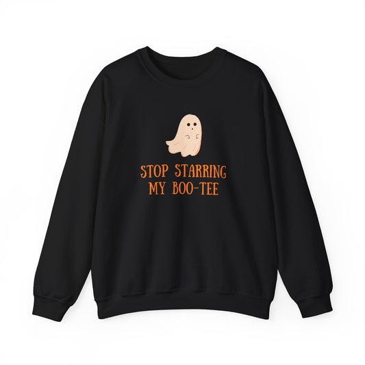 Unisex Crewneck Sweatshirt Cute Halloween Boo-Tee