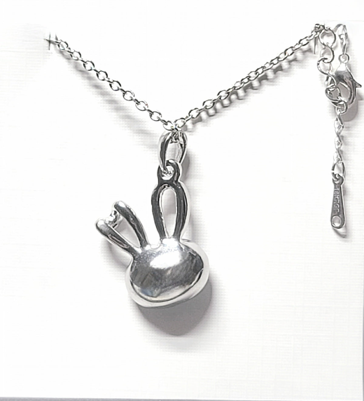 Rabbit Necklace | Arabian Green Rhinestone Cubic Zirconia Crystal Rabbit Pendant With 18K RGP Chain
