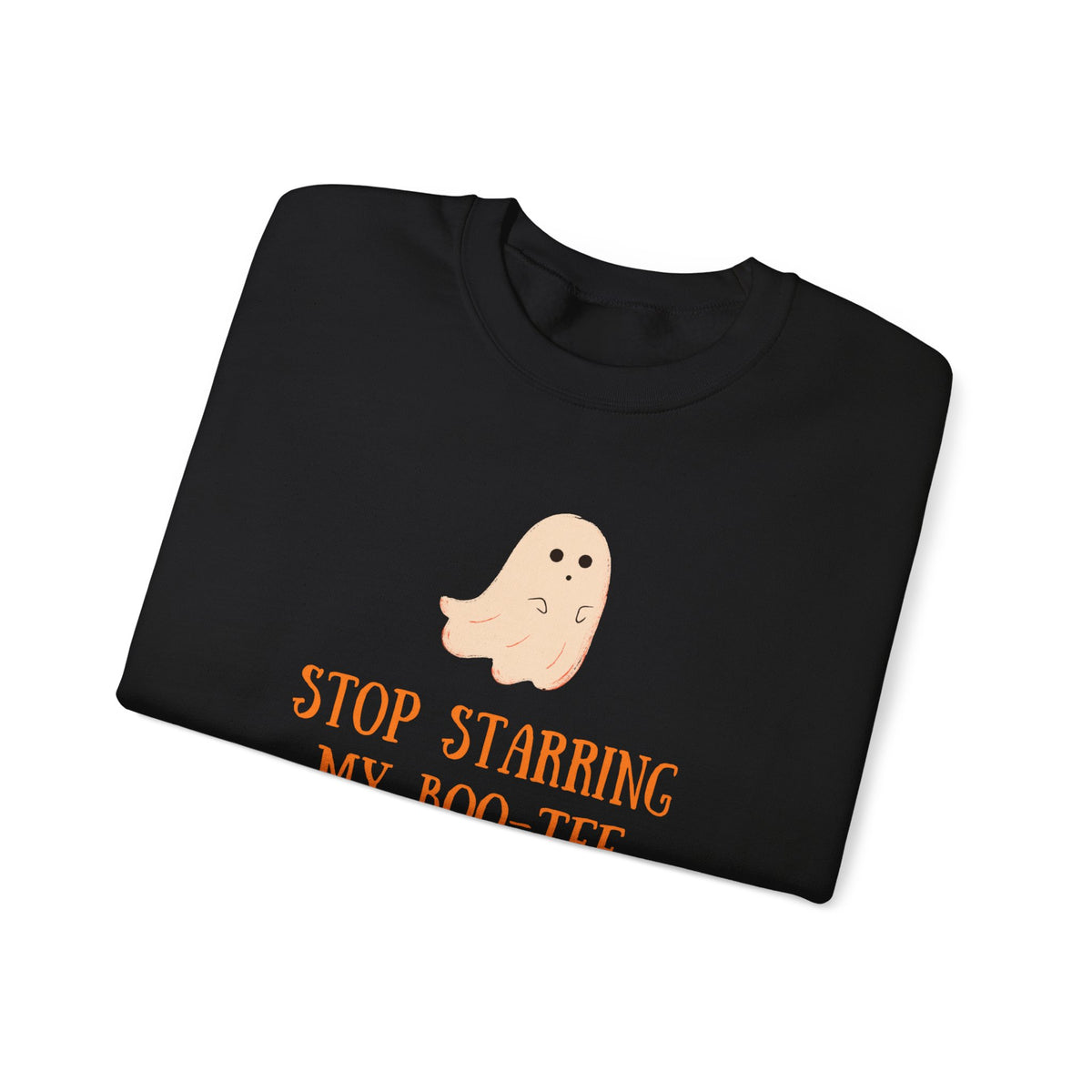 Unisex Crewneck Sweatshirt Cute Halloween Boo-Tee