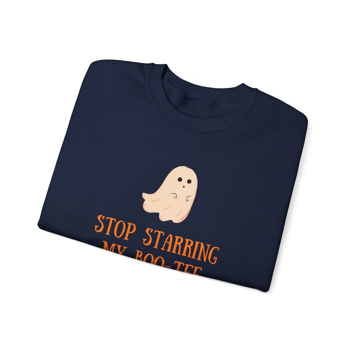 Unisex Crewneck Sweatshirt Cute Halloween Boo-Tee