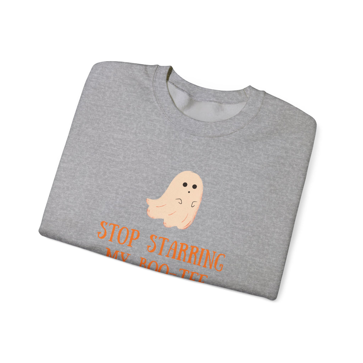 Unisex Crewneck Sweatshirt Cute Halloween Boo-Tee