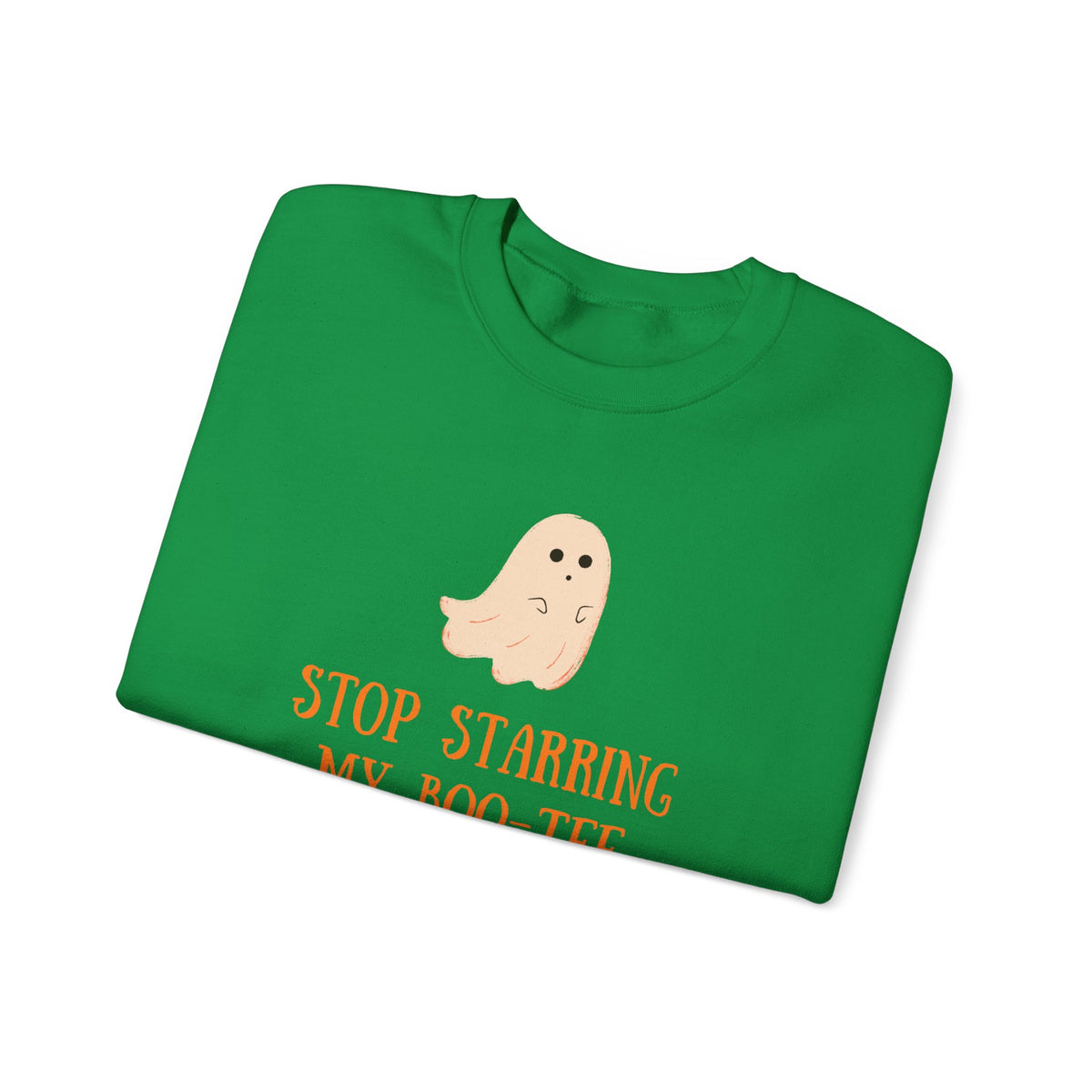 Unisex Crewneck Sweatshirt Cute Halloween Boo-Tee