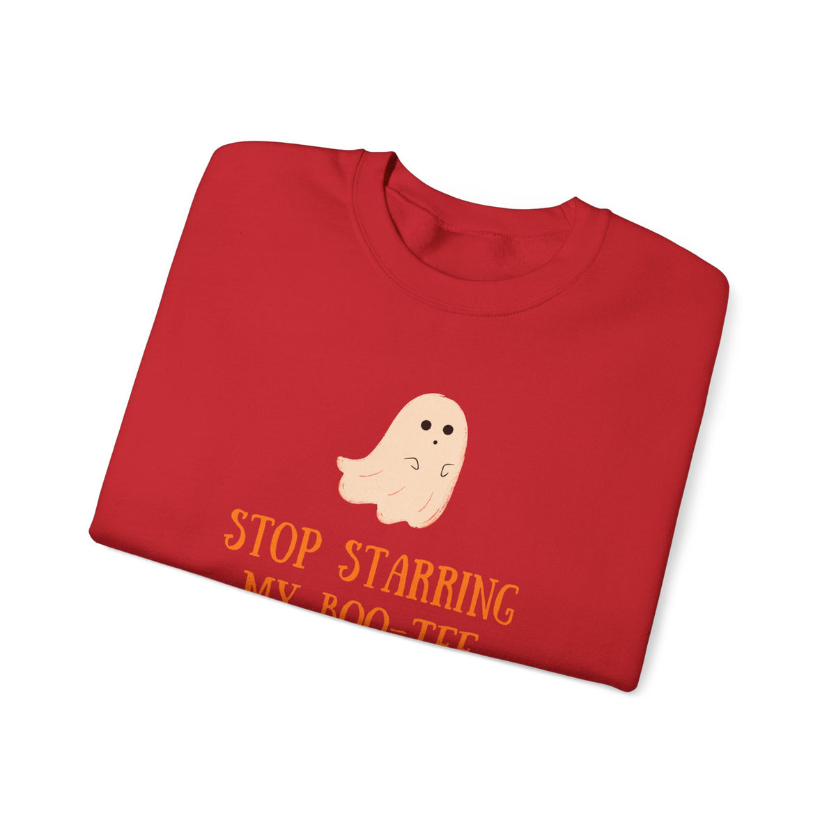 Unisex Crewneck Sweatshirt Cute Halloween Boo-Tee