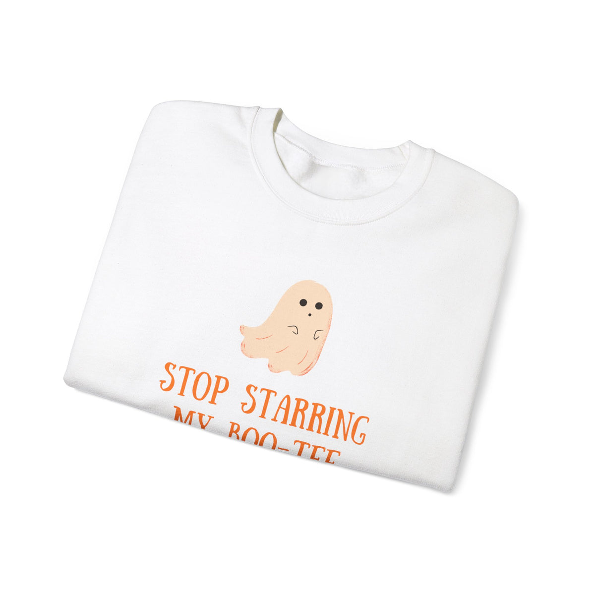 Unisex Crewneck Sweatshirt Cute Halloween Boo-Tee